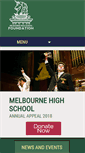 Mobile Screenshot of mhsfoundation.org.au